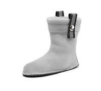 Ladeheid Stivali di gomma per bambini, calzini con chiusura, calzini riscaldanti per stivali da pioggia LA-CA-01 LA-CA-03 LA CA-04, grigio., 28/29 EU