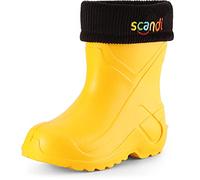 Ladeheid Stivali Imbottiti Bambino e Bambina in Spuma Eva LA-763 (Giallo1/Nero, 29 EU)