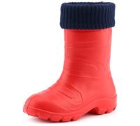 Ladeheid Stivali Imbottiti Bambino e Bambina in Spuma Eva LA845KIDS (Rosso1/Blu Marino, 32 EU)
