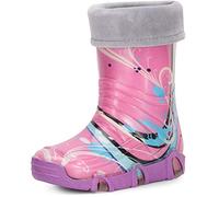 Ladeheid Stivali in Gomma Bambino e Bambina Swk33 (Viola Modello-33, 31/32 EU)