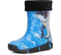 Ladeheid Stivali in Gomma Bambino e Bambina Swk42 (Blu Squalo Ragni 42, 35/36 EU)