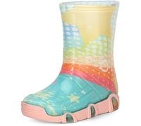 Ladeheid Stivali in Gomma Bambino e Bambina SwkBW31 (Turchese Modello-31, 35/36 EU)