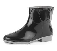 Ladeheid Stivali in Gomma Donna LAZT201801 (Nero/Grigio, 40 EU)