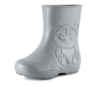 Ladeheid Stivali pioggia bambino e Bambina in EVA Stivaletti Pioggia per bambini in gomma e resistenti LA-CA-10 (Grigio, 22/23 EU)