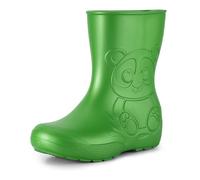 Ladeheid Stivali pioggia bambino e Bambina in EVA Stivaletti Pioggia per bambini in gomma e resistenti LA-CA-10 (Verde Smeraldo, 28/29 EU)