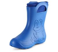 Ladeheid Stivali Pioggia Donna in EVA Termici - Impermeabili e Confortevoli, Invernali Stivali impermeabili donna Antiscivolo per la Pioggia, Facili da Pulire LA-СA-12 (Blu, 40/41 EU)