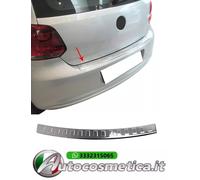 Ladekantenschutz Stoßstangenschutz für VW Polo 6R 2009-2017 Edelstahl Silber