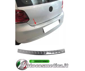 Ladekantenschutz Stoßstangenschutz für VW Polo 6R 2009-2017 Edelstahl Silber