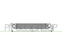 Ladeluftkühler Intercooler Alluminio Per MINI Mini R56 Roadster R59 R55