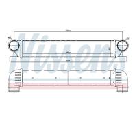 Ladeluftkühler Turbokühler LLC NISSENS Per BMW 5er Touring E39 E38