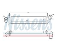 Ladeluftkühler Turbokühler LLC NISSENS Per Dacia Duster Logan MCV KS_ LS_ FS_