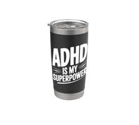 L'ADHD è il mio superpotere Bicchiere termico in acciaio inox doppia parete