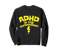 L'ADHD è il mio superpotere, neurodivergente, citazione divertente: Lightning Felpa