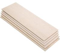 LaDicha 310 x 100 mm, 5 tavole in legno Balsa, peso leggero, per artigianato, aereo, barca, casa, nave modello (8 mm)