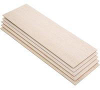 LaDicha 310 x 100 mm, 5 tavole in legno Balsa, peso leggero, per artigianato, aereo, barca, casa, nave modello (5 mm)