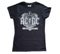 Ladies Ac/Dc Black Ice ufficiale Donne maglietta signore