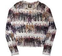 Ladies Beatles Anthology 1 Longsleeve Crop Top autorizzato Donna maglietta