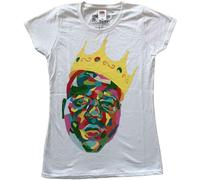 Ladies Biggie Smalls Crown ufficiale Donne maglietta signore