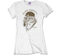 Ladies Black Sabbath White World Tour ufficiale Donne maglietta signore