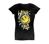 Ladies Blink 182 Big Smile Black autorizzato Donne maglietta
