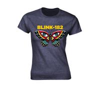 Ladies Blink 182 Butterfly ufficiale Donne maglietta signore