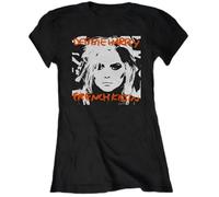 Ladies Blondie Debbie Harry French Kissing Official Tee T-Shirt