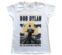 Ladies Bob Dylan Slow Train autorizzato Donne maglietta