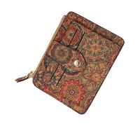 Ladies Card Holder - Unique Floral Women's Wallet, Comfortable Slim Brown Wallet ID | Vintage Floral Women Card Holder Wallet, Compact Wallet for Women Credit Card Cash and Drivers License, b