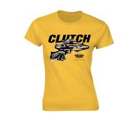 Ladies Clutch Pure Rock Wizards (Yellow) autorizzato Donne maglietta