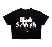 Ladies Crop Top Black Sabbath Audience autorizzato Donna maglietta
