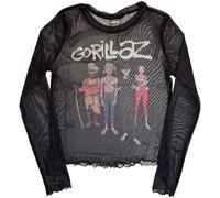 Ladies Crop Top Gorillaz The Mountain Group autorizzato Donna maglietta