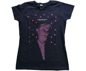 Ladies David Bowie Dots autorizzato Donne maglietta