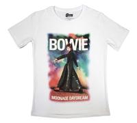Ladies David Bowie Moonage 11 Fade autorizzato Donne maglietta