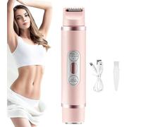 Ladies Electric Razor - rasoio per il corpo impermeabile, trimmer femmina a doppia testa | USB ricaricabile e portatile raso a tasca per gambe, casa, ufficio, viaggio e utilizzo aziendale