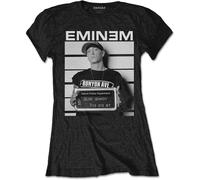 Ladies Eminem Mugshot Slim Shady autorizzato Donne maglietta