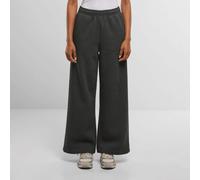 Ladies Fluffy Wideleg Trackpants grigio XS