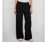 Ladies Fluffy Wideleg Trackpants nero XS