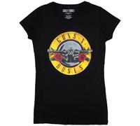 Bravado - Maglietta, Manica Corta, Donna, Nero (Schwarz - Black), XL