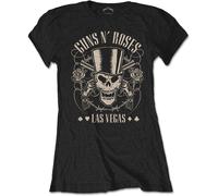 Ladies Guns n' Roses Slash Top Hat Skull ufficiale Donne maglietta signore