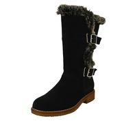 Ladies Hush Puppies Walm Foderato Stivali Alti Al Polpaccio - Megan