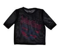 Ladies Judas Priest Vengeance Mesh Crop Top ufficiale Donne maglietta signore