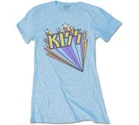 Kiss Maglietta Stars Womens Light Blue M