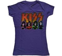 Ladies KISS Logo, Faces & Icons autorizzato Donne maglietta