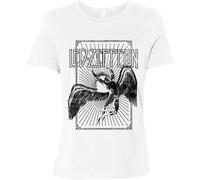 Ladies Led Zeppelin Icarus Burst ufficiale Donne maglietta signore