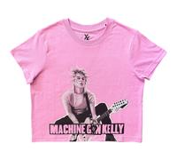 Ladies Machine Gun Kelly Guitar Crop Top autorizzato Donna maglietta