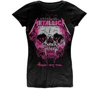 Ladies Metallica Wherever I May Roam Ufficiale Donne Maglietta Signore (Small)