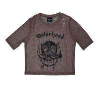 Ladies Motorhead Warpig Mesh Crop Top autorizzato Donne maglietta