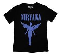 Ladies Nirvana Angelic Blue Mono autorizzato Donne maglietta