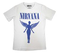 Ladies Nirvana Angelic Blue Mono autorizzato Donne maglietta
