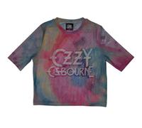 Rock Off officially licensed products Ozzy Osbourne Logo Mesh Crop Top